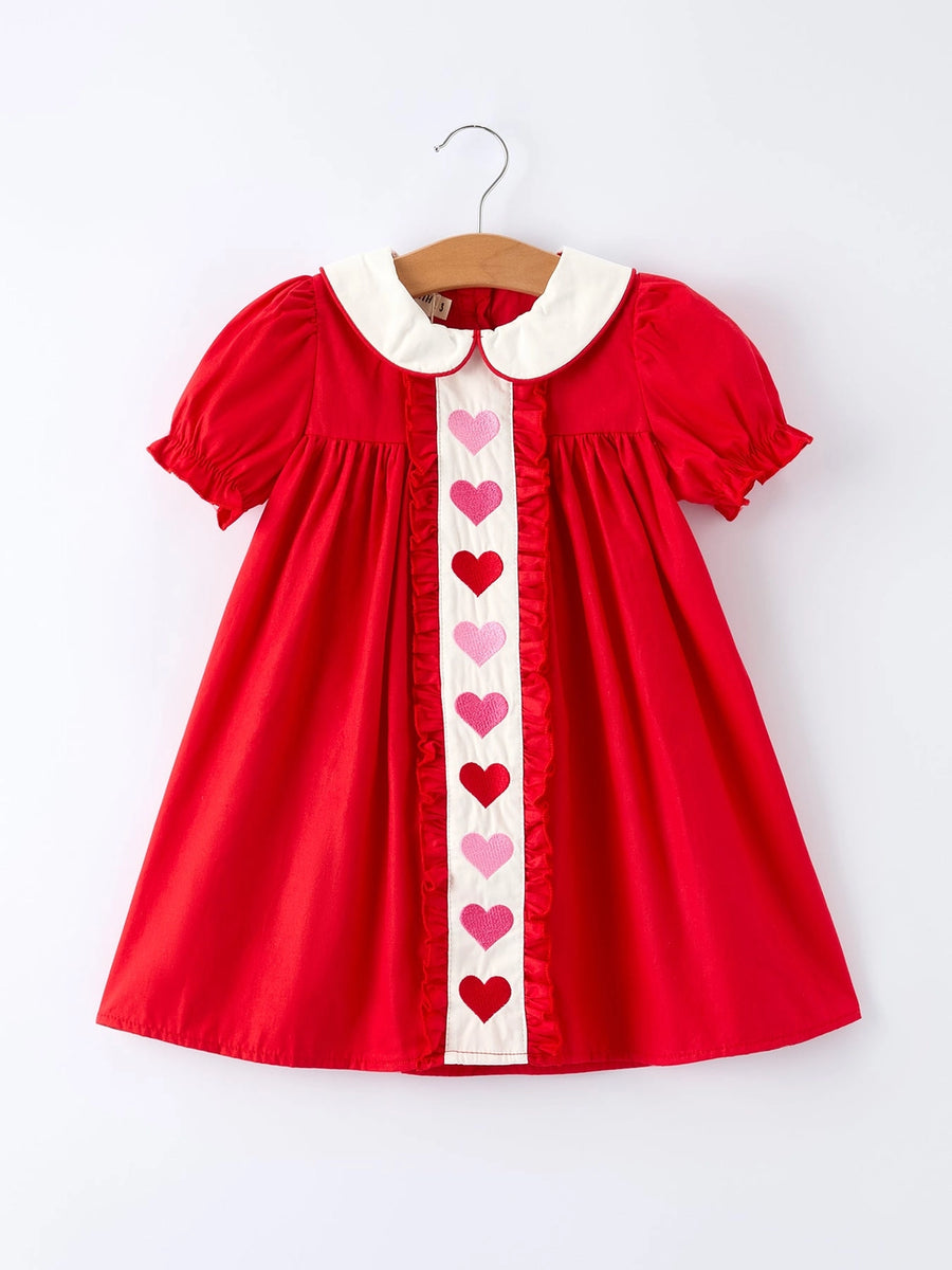 Red Ruffle Heart Dress – Pickles & Littles Maternity Boutique