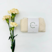 Load image into Gallery viewer, French Lace Cotton Baby Tights