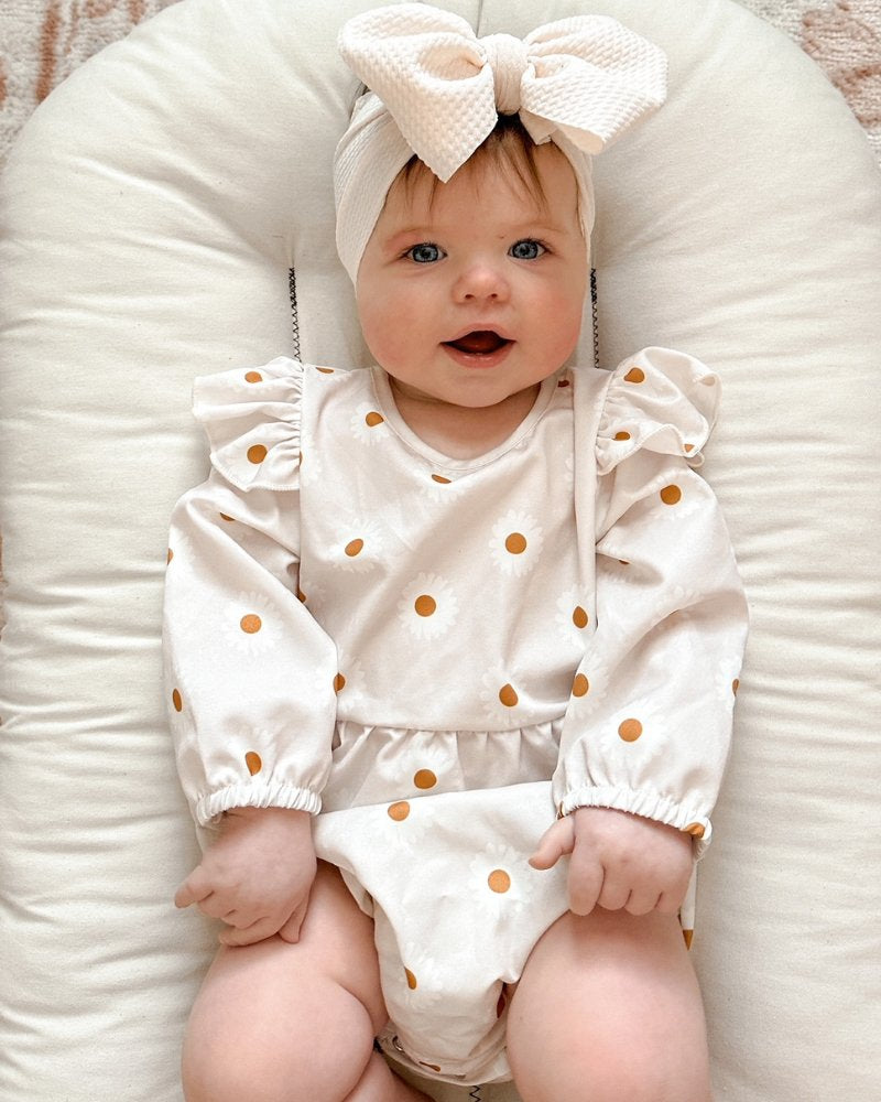 Rhodes Baby Romper Daisies