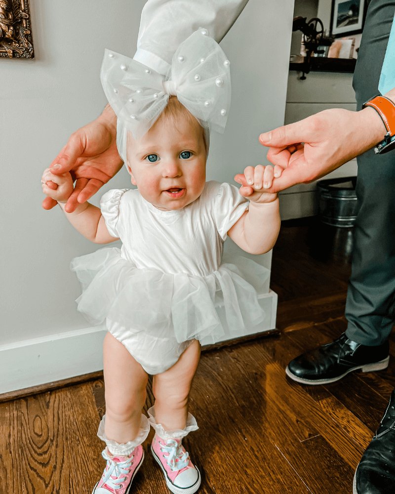 Kami Puff Baby Tutu Romper - Cream