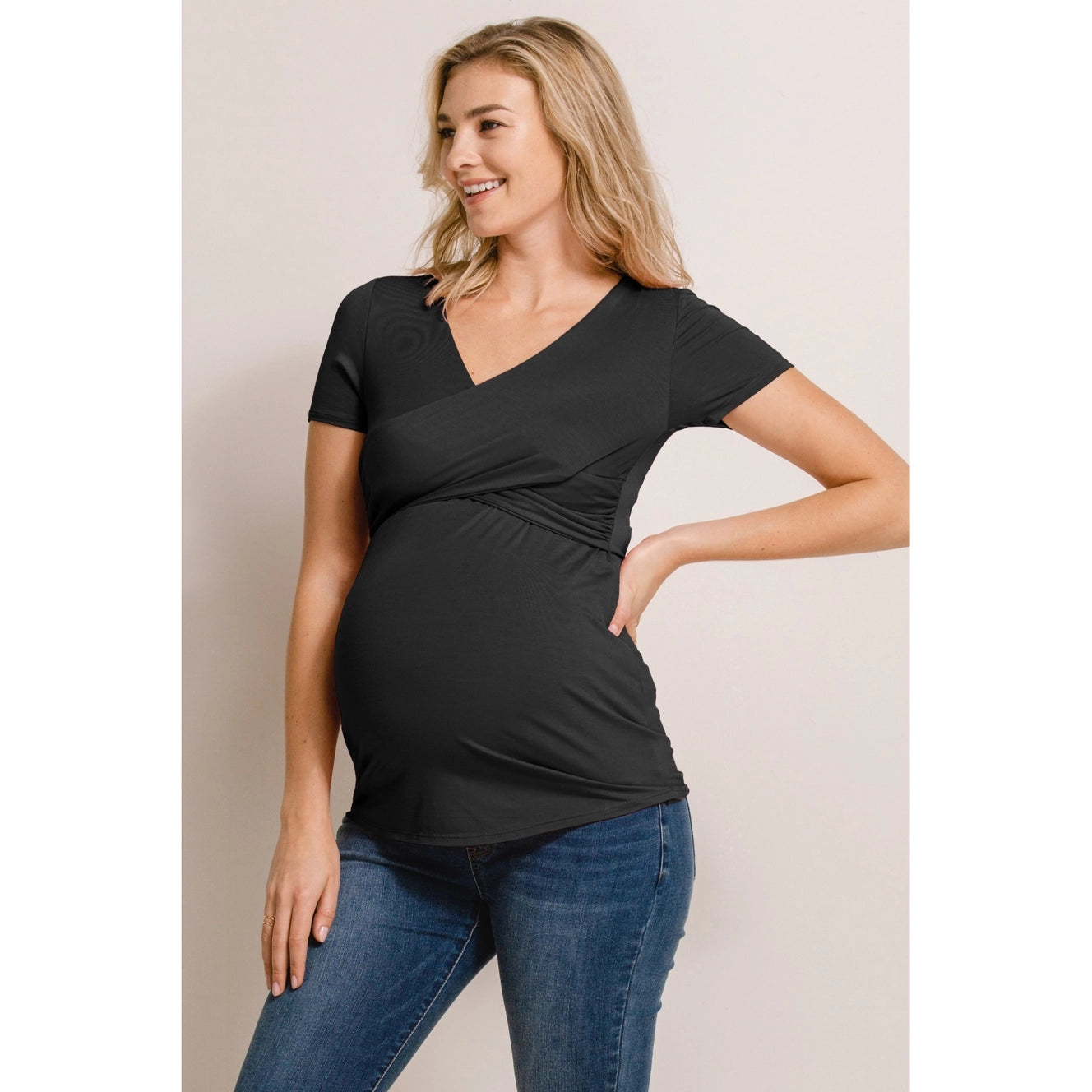 Basic Wrap Maternity & Nursing Top