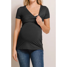 Load image into Gallery viewer, Basic Wrap Maternity &amp; Nursing Top