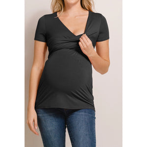 Basic Wrap Maternity & Nursing Top