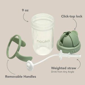 Nouka Non-Spill Straw Cup 9 oz