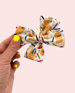 Crayon Hand Tied Bow
