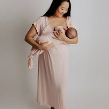 Load image into Gallery viewer, Baby Knotted Gown - Heavenly Pink
