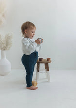 Load image into Gallery viewer, Ribbed Baby Suspenders - Various Colours