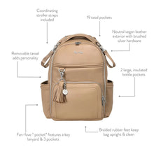 Load image into Gallery viewer, Chai Latte Boss Plus™ Backpack Diaper Bag