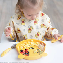 Load image into Gallery viewer, Bumkins - Sleeved Bib - Winnie Loves Hunny