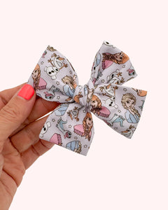 Frozen Hand Tied Bow