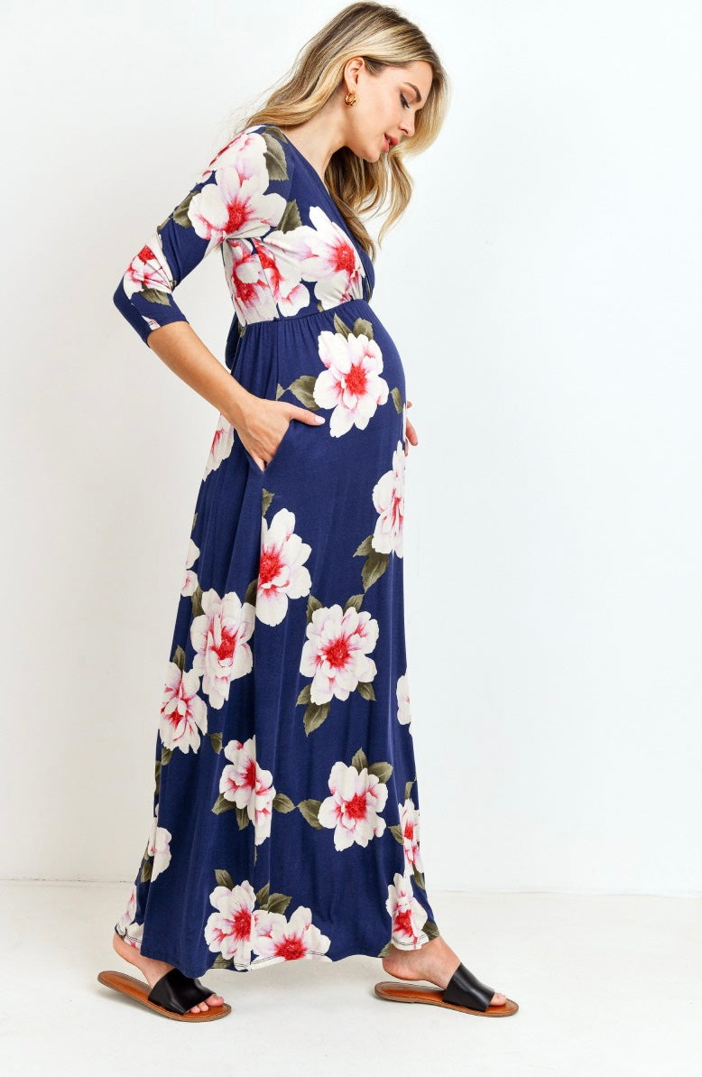 Laci Maternity & Nursing Dress