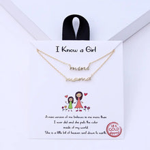 Load image into Gallery viewer, Gold-Dipped Mini and Mama Necklace