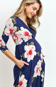 Laci Maternity & Nursing Dress