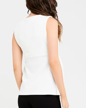 Load image into Gallery viewer, Waffle Peplum Maternity Top
