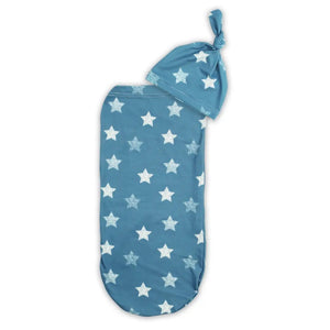 Cutie Cocoon & Hat Set - Blue Star