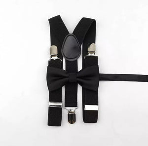 Suspender and Bow tie Set - Various Colours