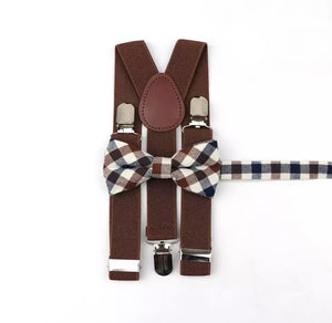 Suspender and Bow tie Set - Various Colours
