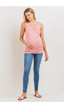 Load image into Gallery viewer, Maternity &amp; Nursing Perfect Fit Tank - Pink