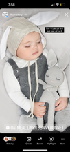 Load image into Gallery viewer, Oatmeal Linen Bunny Bonnet