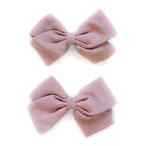 Emma Wisp Pig Tail Bows - Various Colours