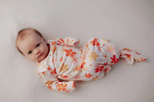 Baby Knotted Gown - Groovy