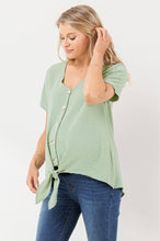 Load image into Gallery viewer, Swiss Dot Maternity &amp; Nursing Shirt
