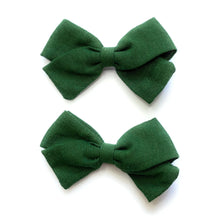 Load image into Gallery viewer, Emma Wisp Pig Tail Bows - Various Colours