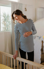 Load image into Gallery viewer, Boat Neck Maternity Top