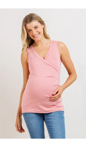 Maternity & Nursing Perfect Fit Tank - Pink
