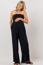 Load image into Gallery viewer, Maternity Jumpsuit - Black