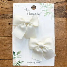 Load image into Gallery viewer, Pollyanna Pinch Clip Bows - Various colours