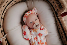 Load image into Gallery viewer, Baby Knotted Gown - Groovy