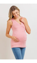 Load image into Gallery viewer, Maternity &amp; Nursing Perfect Fit Tank - Pink