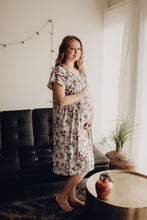 Load image into Gallery viewer, Mama Labor Delivery Maternity &amp; Nursing Gown - Floral