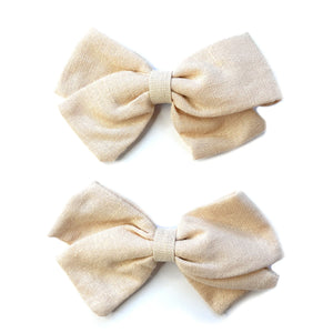 Emma Wisp Pig Tail Bows - Various Colours