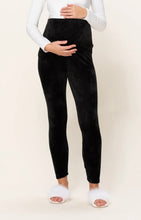 Load image into Gallery viewer, Velour Maternity Leggins