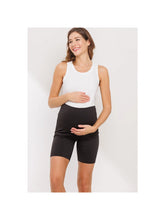 Load image into Gallery viewer, Maternity Biker Shorts - Black