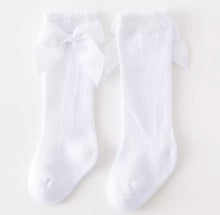 Load image into Gallery viewer, Knotted Bow Knee Socks - Various Colours