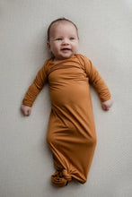 Load image into Gallery viewer, Baby Knotted Gown - Harvest