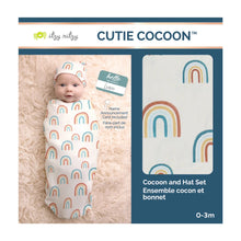 Load image into Gallery viewer, Cutie Cocoon &amp; Hat Set - Over The Rainbow