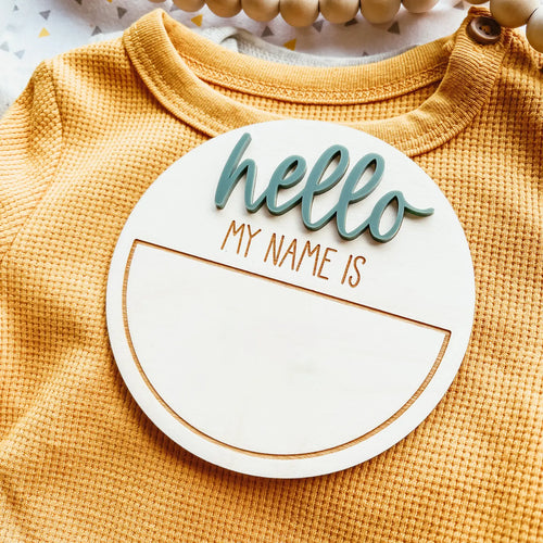 Birth Announcement 3D Disk