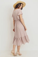 Load image into Gallery viewer, Rayon Gauze With Ruffled Ends Maternity Dress