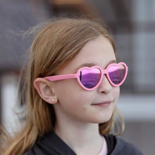 Load image into Gallery viewer, Preorder Jan &amp; Jul Heart Sunglasses - Peachy Pink